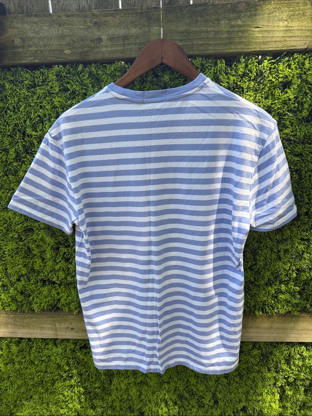 Polo by Ralph Lauren Blue & White Striped Short Sleeve Tee - Picture 3 of 3